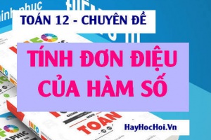 Các dạng bài tập về tính đơn điệu (đồng biến, nghịch biến) của hàm số - Toán lớp 12